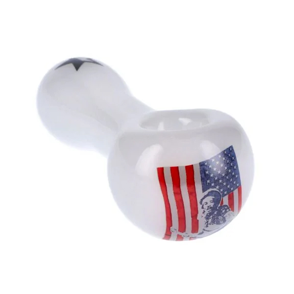 Famous Brandz Jimi USA Glass Spoon Pipe | 4 Inch